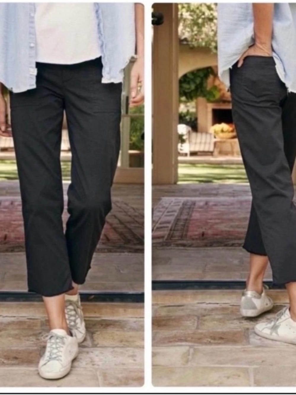 Frank & Eileen Blackstone black pants size 4 - Picture 2 of 6